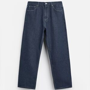 Zara Straight Leg Blue Jeans - Size 31 - NEW